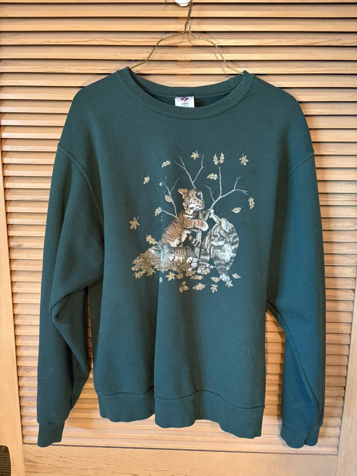 Jerzees Kitten Crewneck Sweater Size US M / EU 48-50 / 2 - 1 Thumbnail