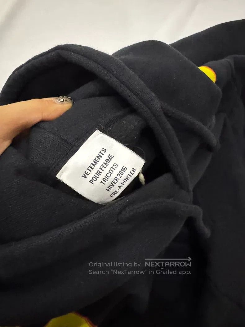 Vetements Vetements Flame-Shaped Hoodie Size US XS / EU 42 / 0 - 2 Thumbnail