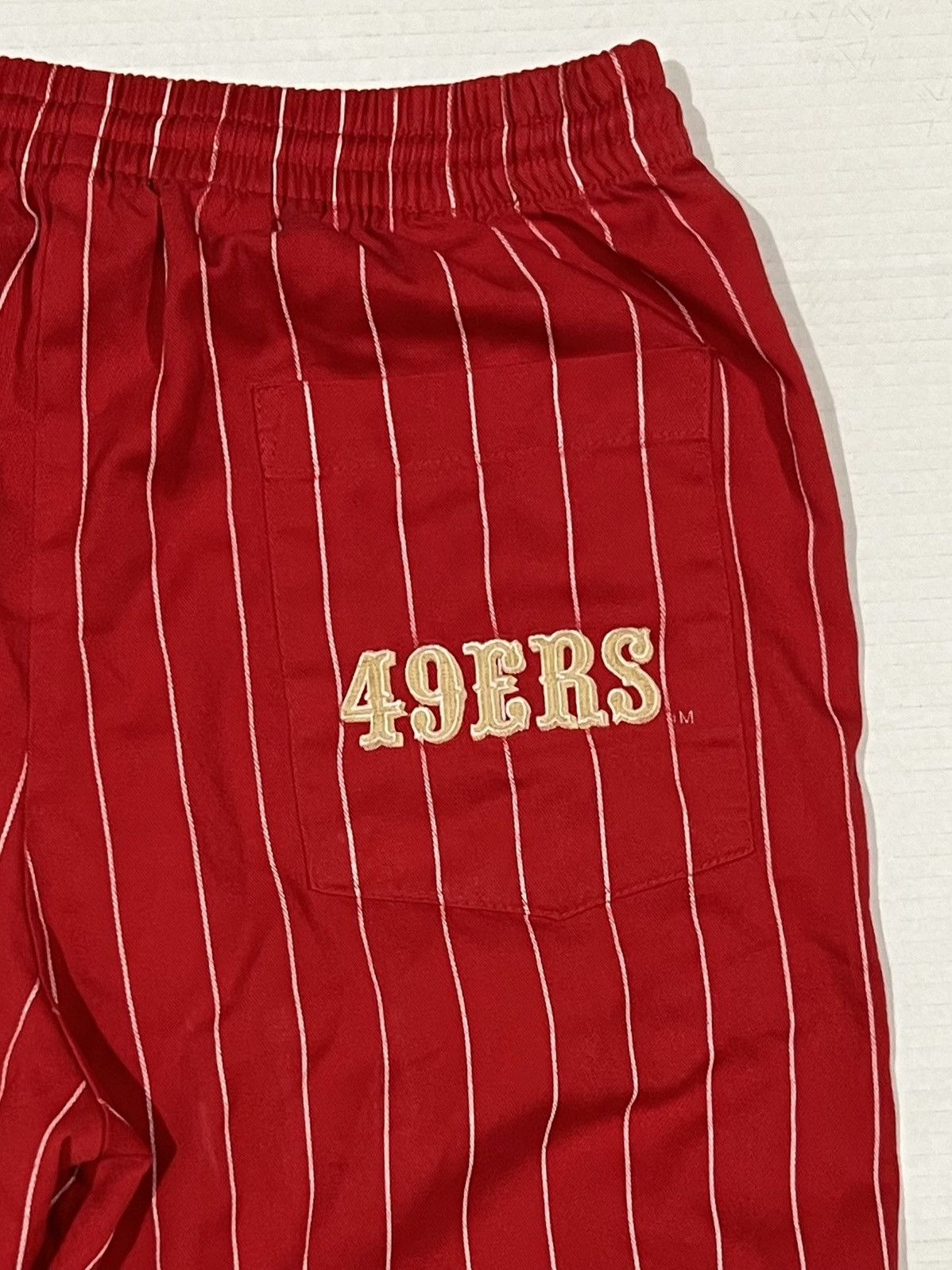 Starter Vintage Rare 90s San Francisco 49ers Starter Shorts Nfl Red Size US 33 - 3 Thumbnail