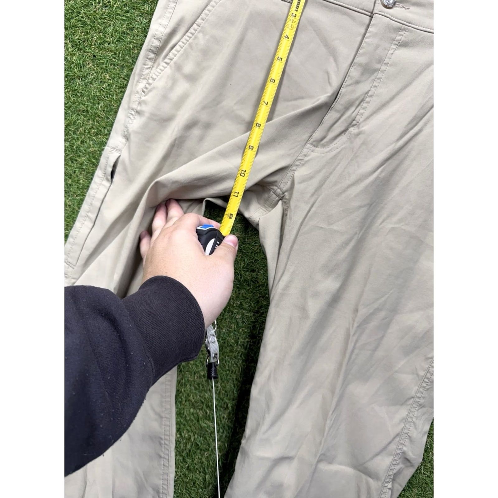 Eddie Bauer Eddie Bauer Travex Pants Mens 33x32 Horizon Guide Flex Performance Hiking Beige Pant Size US 33 - 6 Thumbnail
