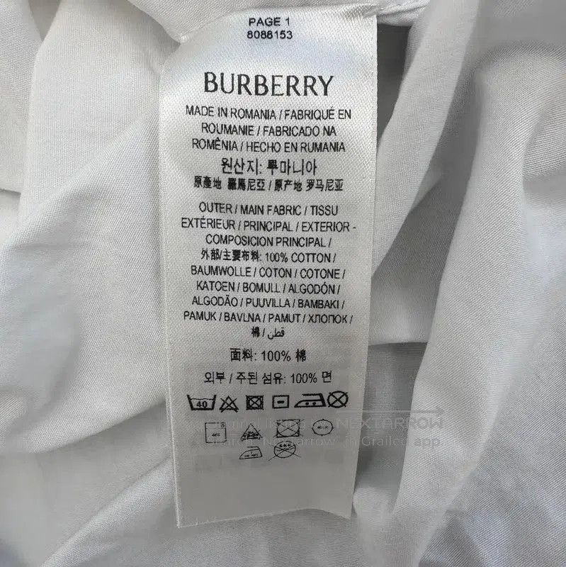 Burberry Burberry White Women's Shirt Size M. Size M / US 6-8 / IT 42-44 - 5 Thumbnail