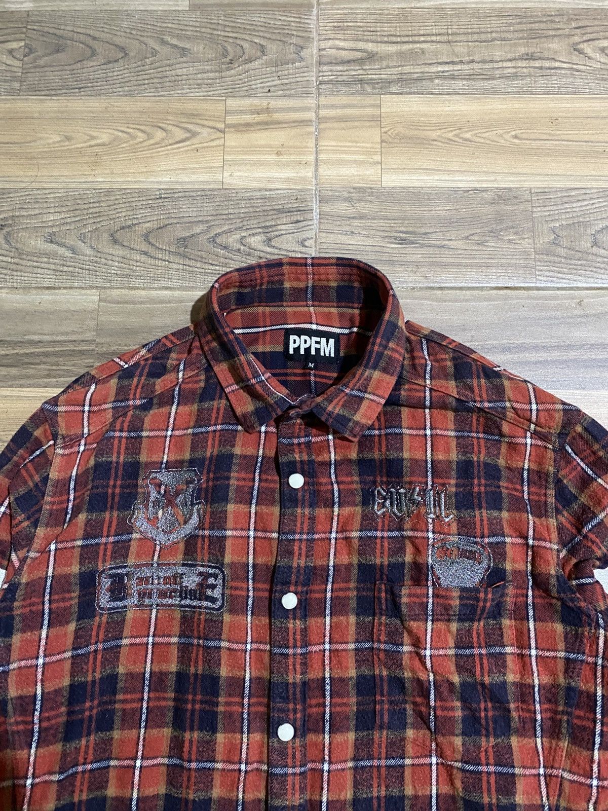 Japanese Brand × PPFM PPFM ERIC DRAVEN PLAID SHIRT Size US M / EU 48-50 / 2 - 3 Thumbnail