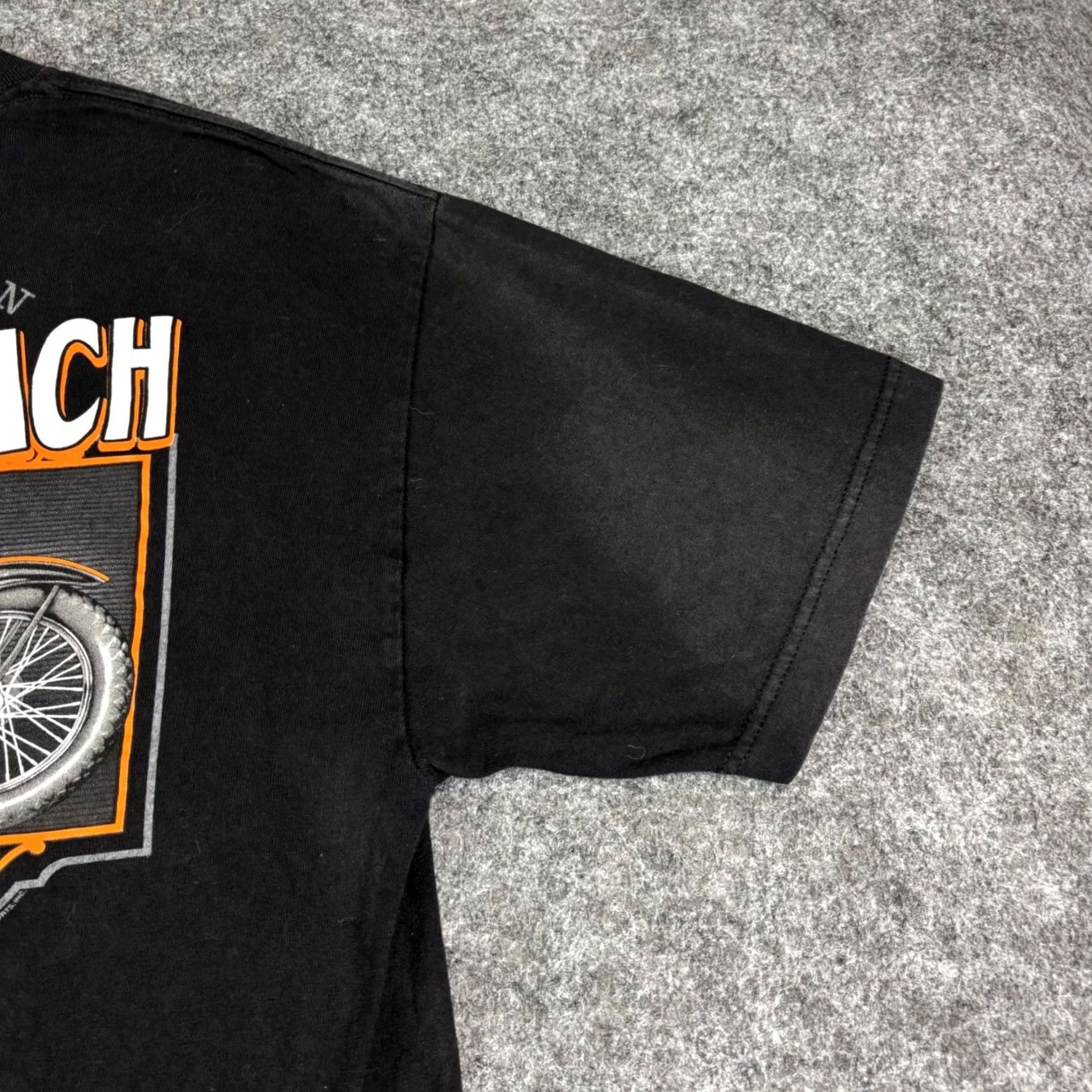 Vintage Hot Leathers Myrtle Beach 2016 Fall Rally Motorcycle T-Shirt Mens Large Black Size US L / EU 52-54 / 3 - 7 Thumbnail