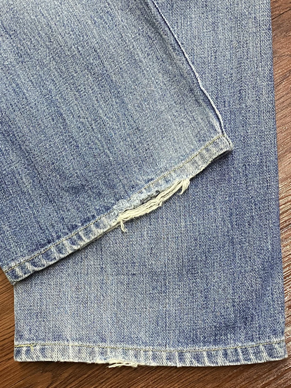 Other Vintage Japanese Brands Faded Wash Distressed Loose Jeans Size US 34 / EU 50 - 15 Thumbnail