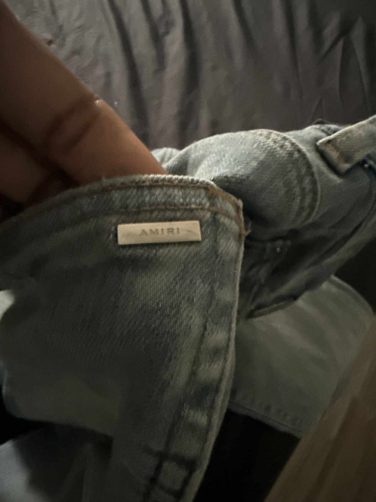 Amiri White patch amiri jeans Size US 32 / EU 48 - 4 Thumbnail