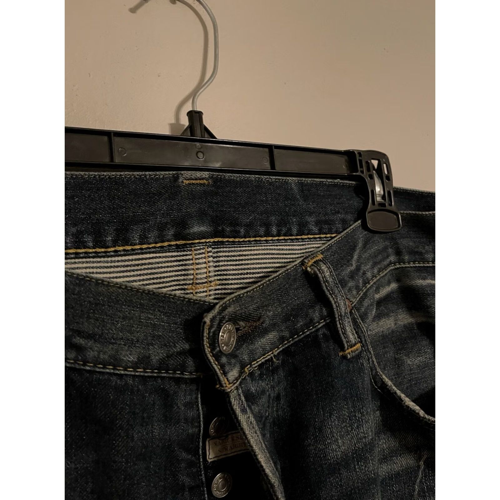 Polo Ralph Lauren Polo Ralph Lauren Varick Slim Straight Selvedge Jeans Button Fly Men's 34x30 Blue Denim Size US S / EU 44-46 / 1 - 5 Thumbnail