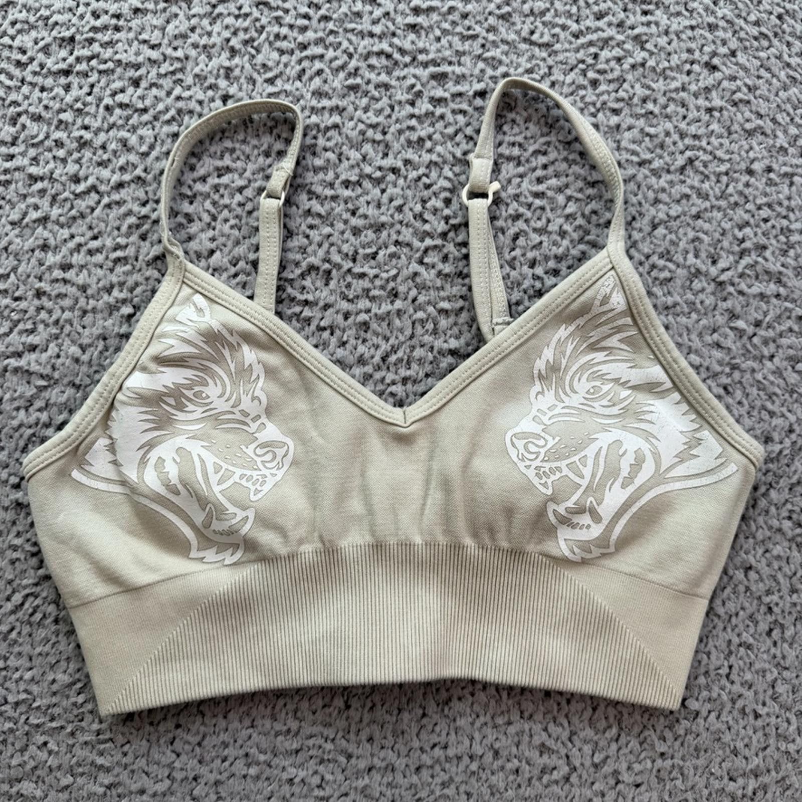 Darc Sport Darc Sport Wolves SHE Seamless Sports Bra Khaki Adjustable Size ONE SIZE - 1 Thumbnail