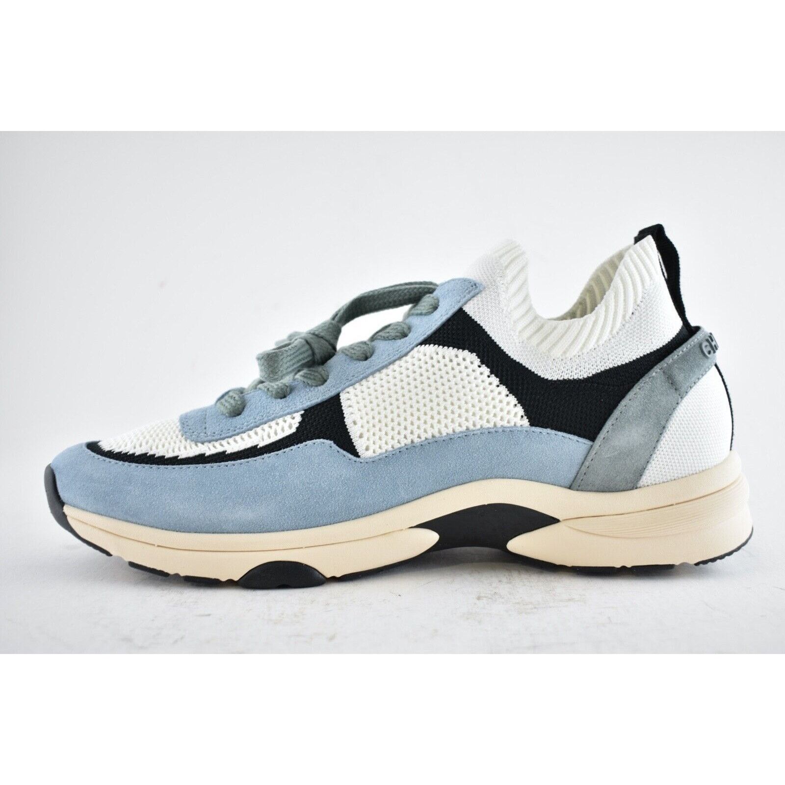 Chanel Chanel 22C Suede Knit CC Logo Low Top Trainer Sneaker 44 11 Size US 11 / EU 44 - 5 Thumbnail