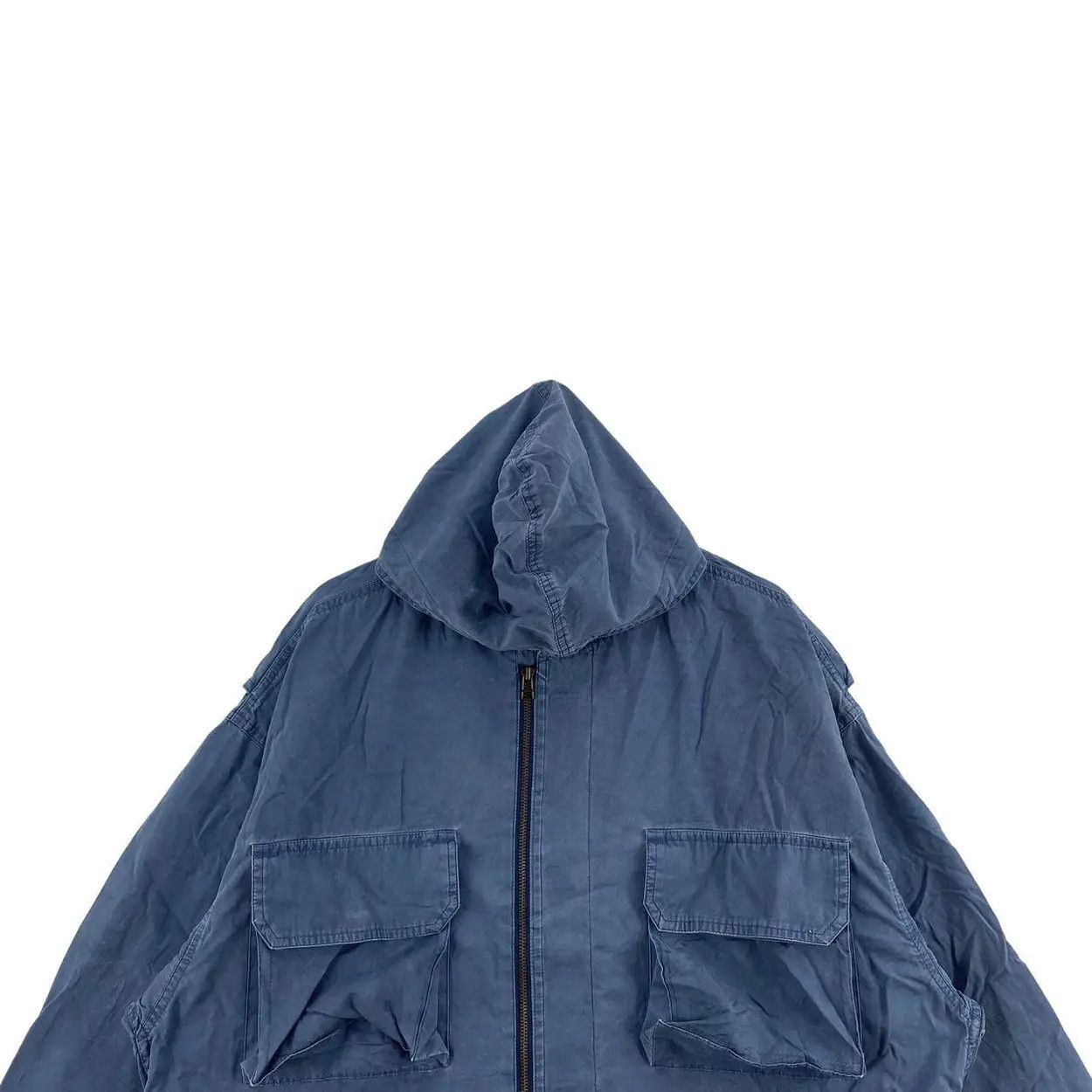 Vintage Vintage GLENOVER LONDON M65 Hoodie Indigo Worker Jacket Size US L / EU 52-54 / 3 - 3 Thumbnail
