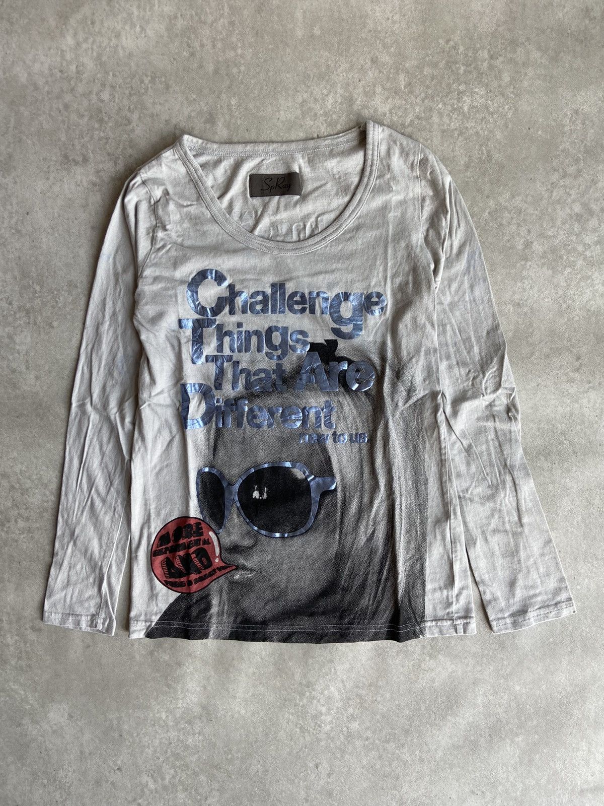 If Six Was Nine × Japanese Brand SpRay Challenge Things That Are Different Longsleeve Size US M / EU 48-50 / 2 - 1 Thumbnail