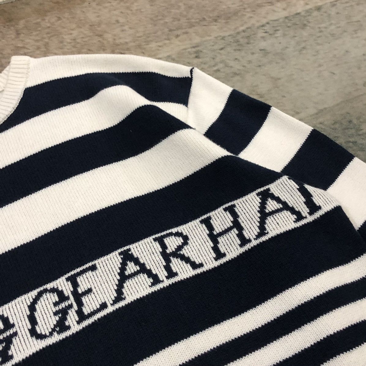 Hai Sporting Gear Sporting Gear Hai by issey miyake border stripes knitwear Size M / US 6-8 / IT 42-44 - 4 Thumbnail
