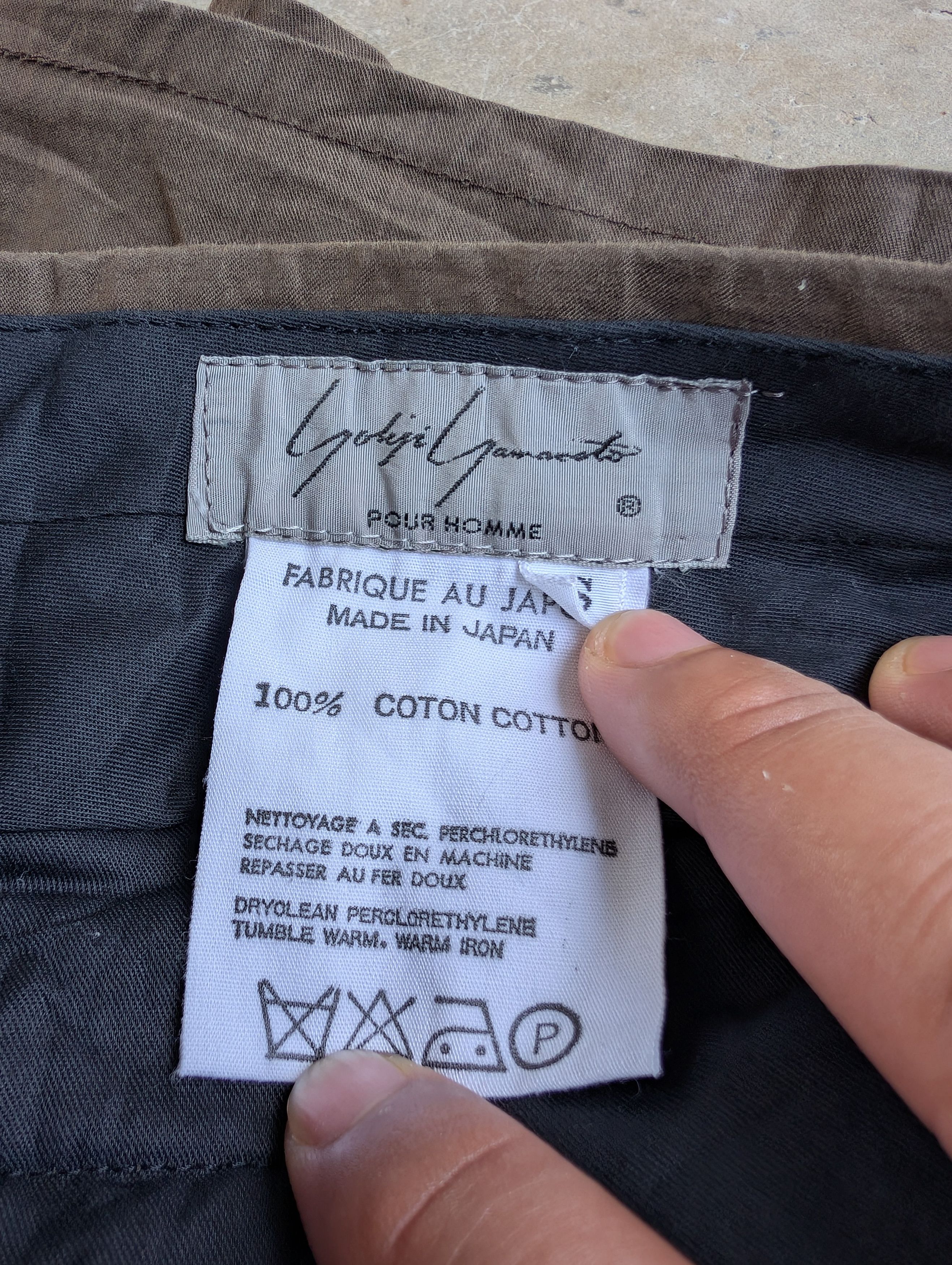 Yohji Yamamoto Yohji Yamamoto Pour Homme Shorts Size US 26 / EU 42 - 1 Thumbnail