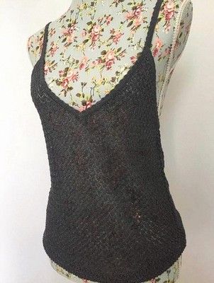 Christian Dior Monsieur Vintage CHRISTIAN DIOR 2pc cami and cardigan twin set w/ Silver Sparkle Size L / US 10 / IT 46 - 10 Thumbnail
