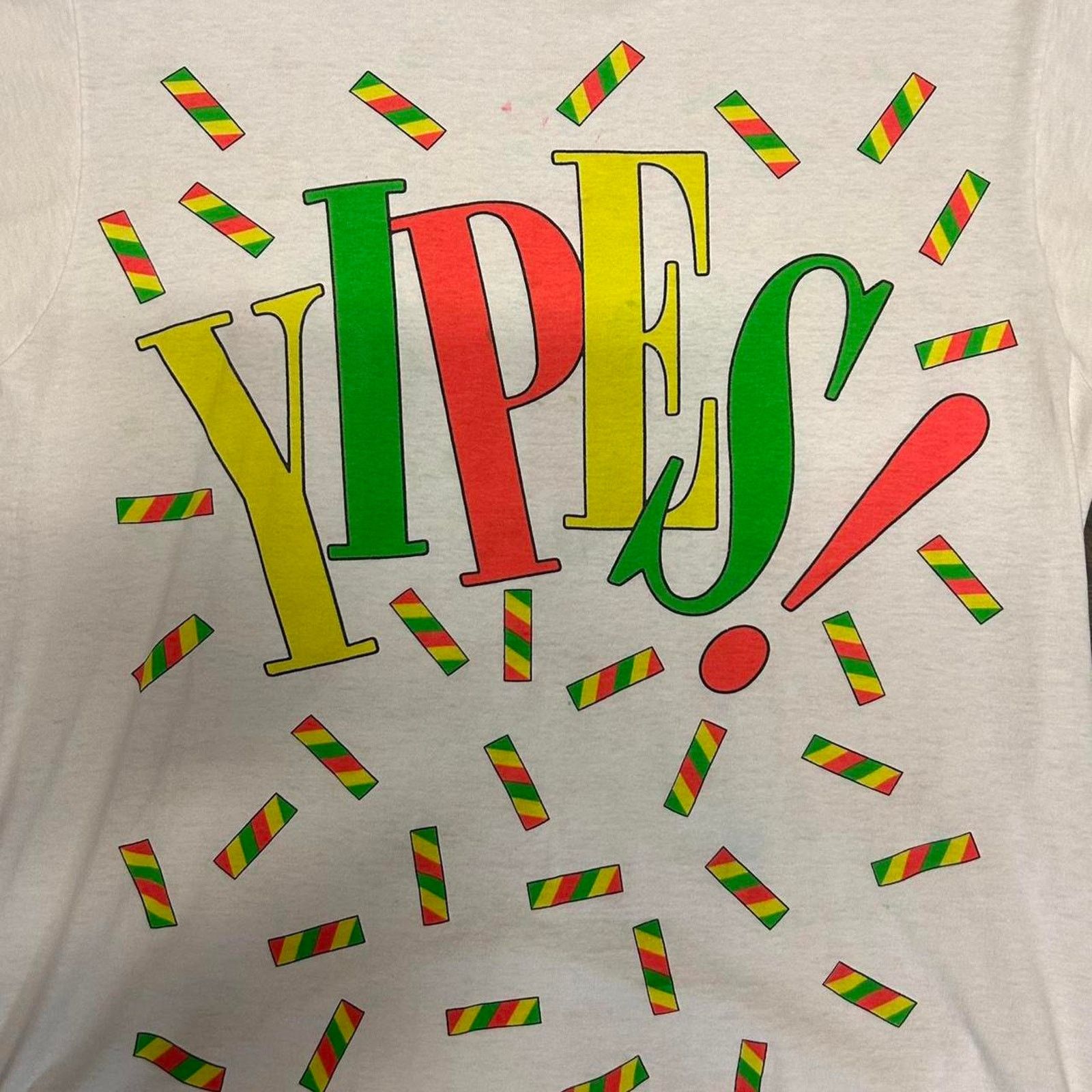 Fruit Of The Loom VTG Fruit Stripe Gum Promo "Yipes!" cotton tee Size US XL / EU 56 / 4 - 2 Thumbnail