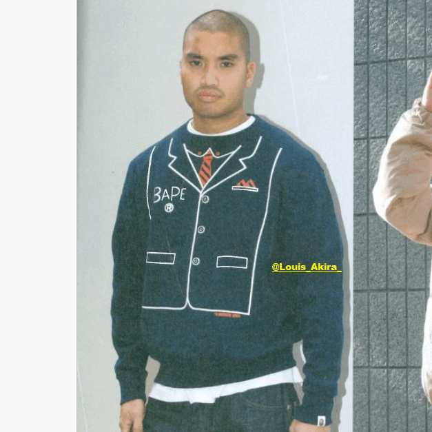 Bape 2008 Bape Tuxedo Trompe L'oeil Sweatshirt Size US L / EU 52-54 / 3 - 2 Thumbnail
