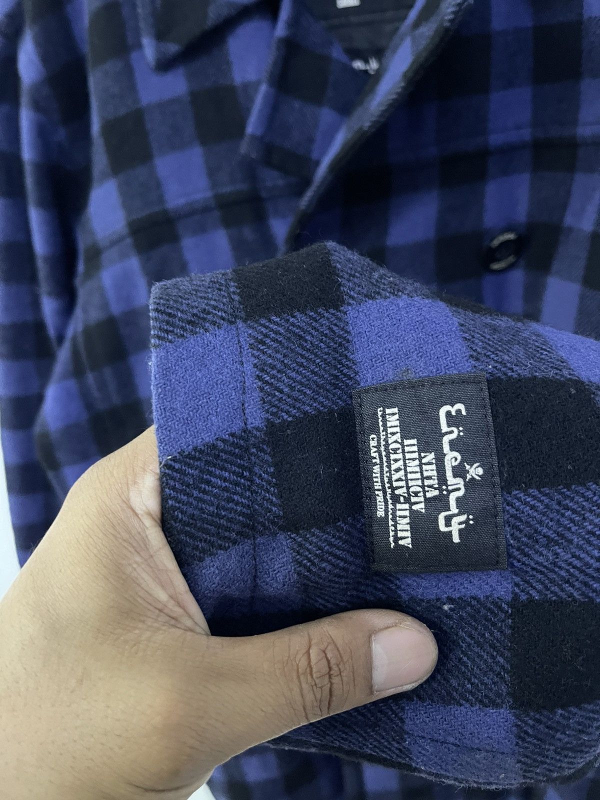 Neighborhood 2004 Neighborhood Enemy Plaid Double Breasted Jacket Size US S / EU 44-46 / 1 - 3 Thumbnail