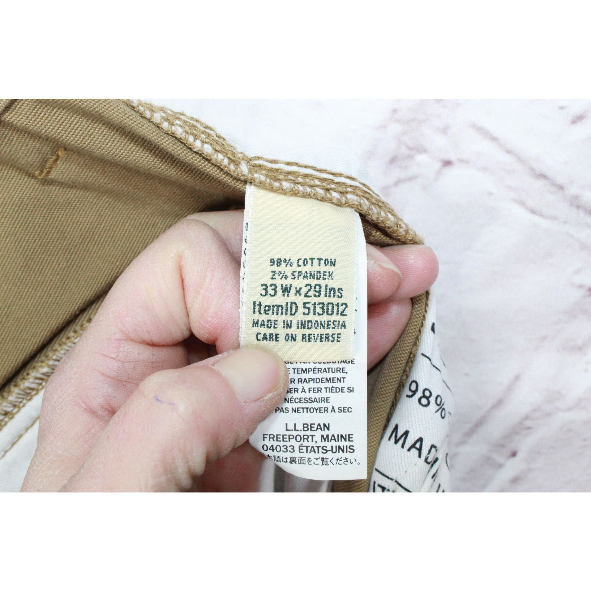 L.L. Bean LL Bean BeanFlex Cargo Pants Brown Standard Fit 33x29 Size US 33 - 7 Thumbnail