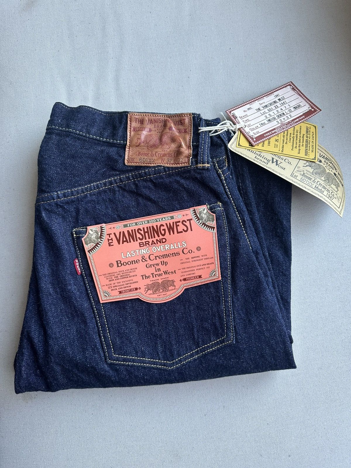 Freewheelers FREEWHEELERS 601xx 1947 size 32 ONE WASH Size US 32 / EU 48 - 3 Thumbnail