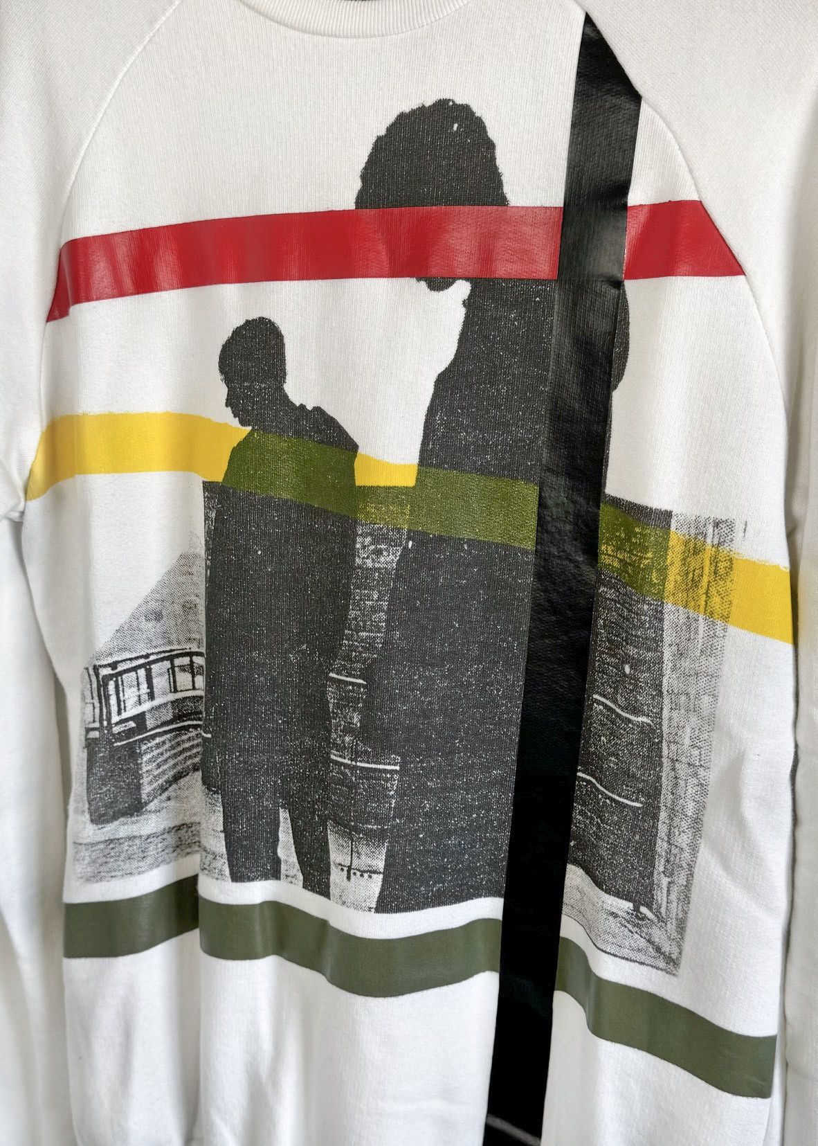 Raf Simons Raf Simons White Graphic Print Sweatshirt Size US M / EU 48-50 / 2 - 4 Thumbnail
