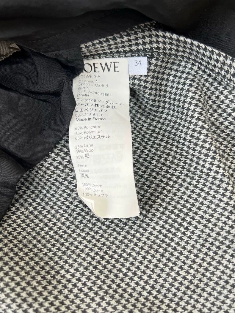 Loewe loewe 34Houndstooth trench coat 2505-Nextarrow Size US S / EU 44-46 / 1 - 4 Thumbnail