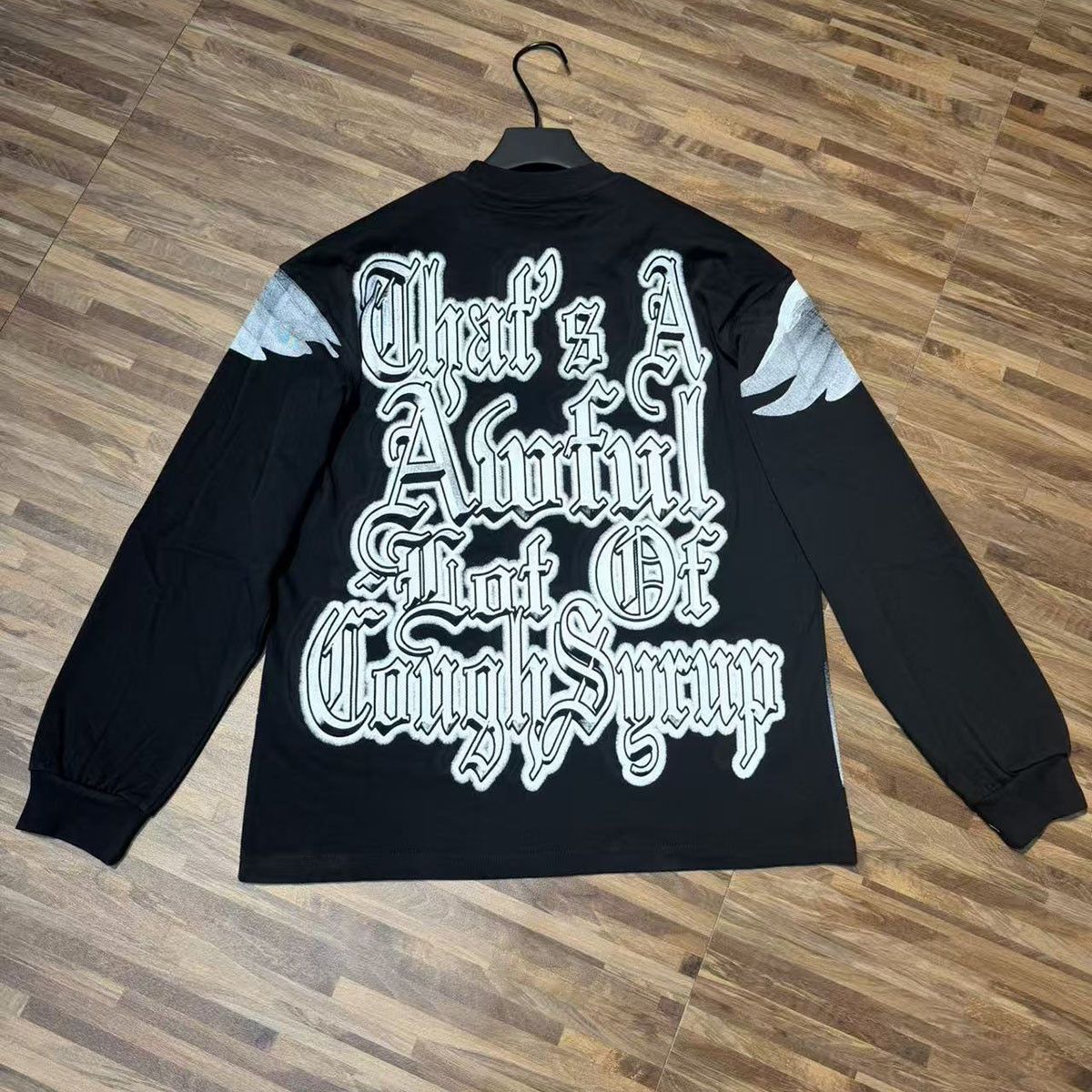 Japanese Brand Streetwear character big letter long sleeve shirt Size US L / EU 52-54 / 3 - 1 Thumbnail