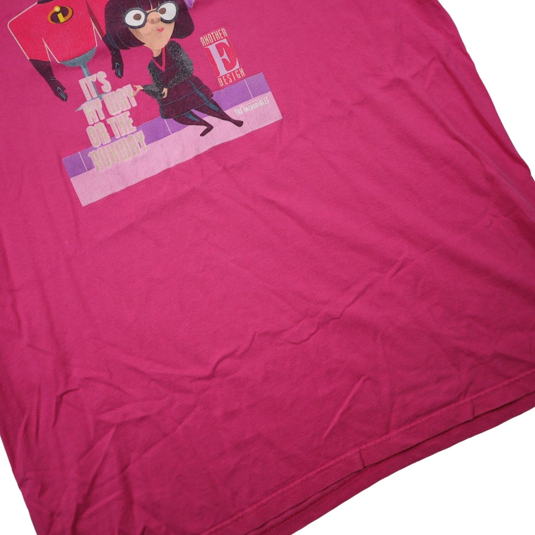 Disney VINTAGE Disney The Incredibles Edna Mode Graphic T Shirt Pink XXL Mens Size US XXL / EU 58 / 5 - 4 Thumbnail