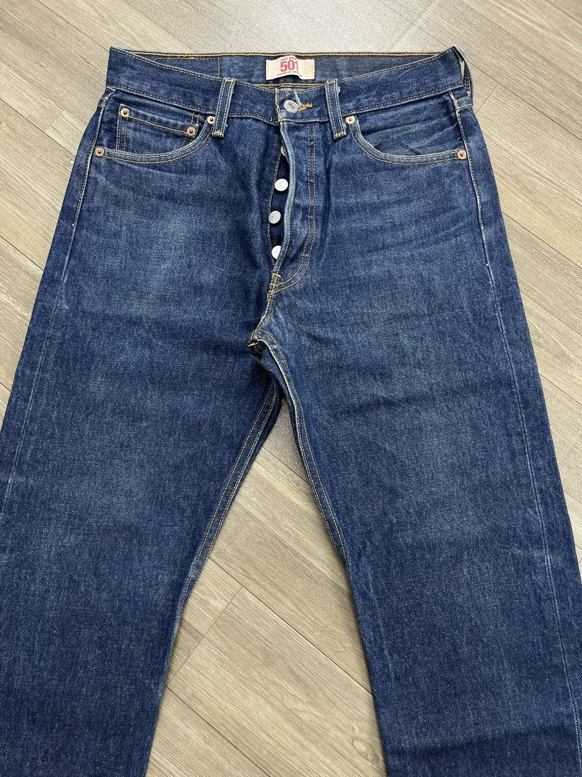 Levi's Vintage Clothing 🇲🇽2000s Vintage Levis 501XX 30x30 Straight Leg Blue Jeans Size US 30 / EU 46 - 2 Thumbnail