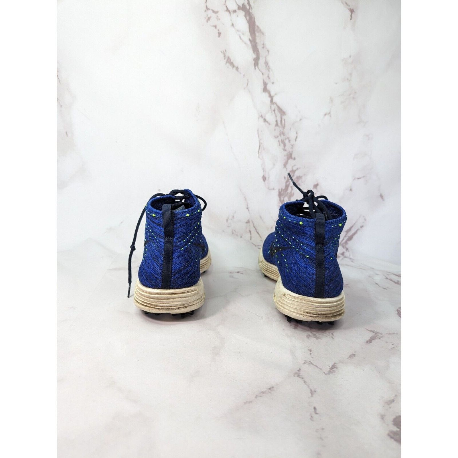 Nike Nike Shoes Mens 13 Lunar Flyknit Chukka Blue Black Mid Size US 13 / EU 46 - 3 Thumbnail