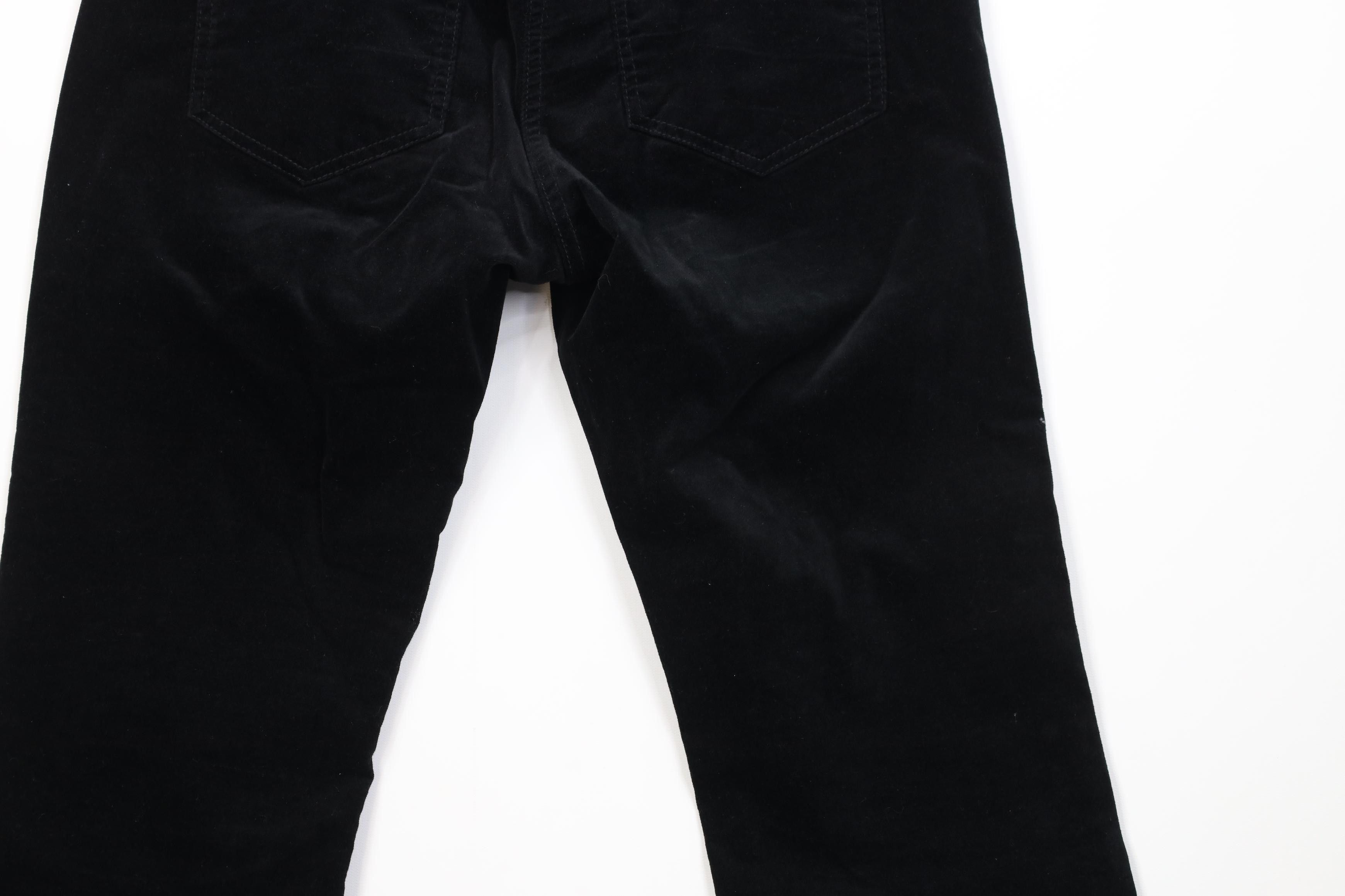 Vintage Vintage Y2K Streetwear Fringed Velour Wide Leg Pants Size 28" / US 6 / IT 42 - 14 Thumbnail