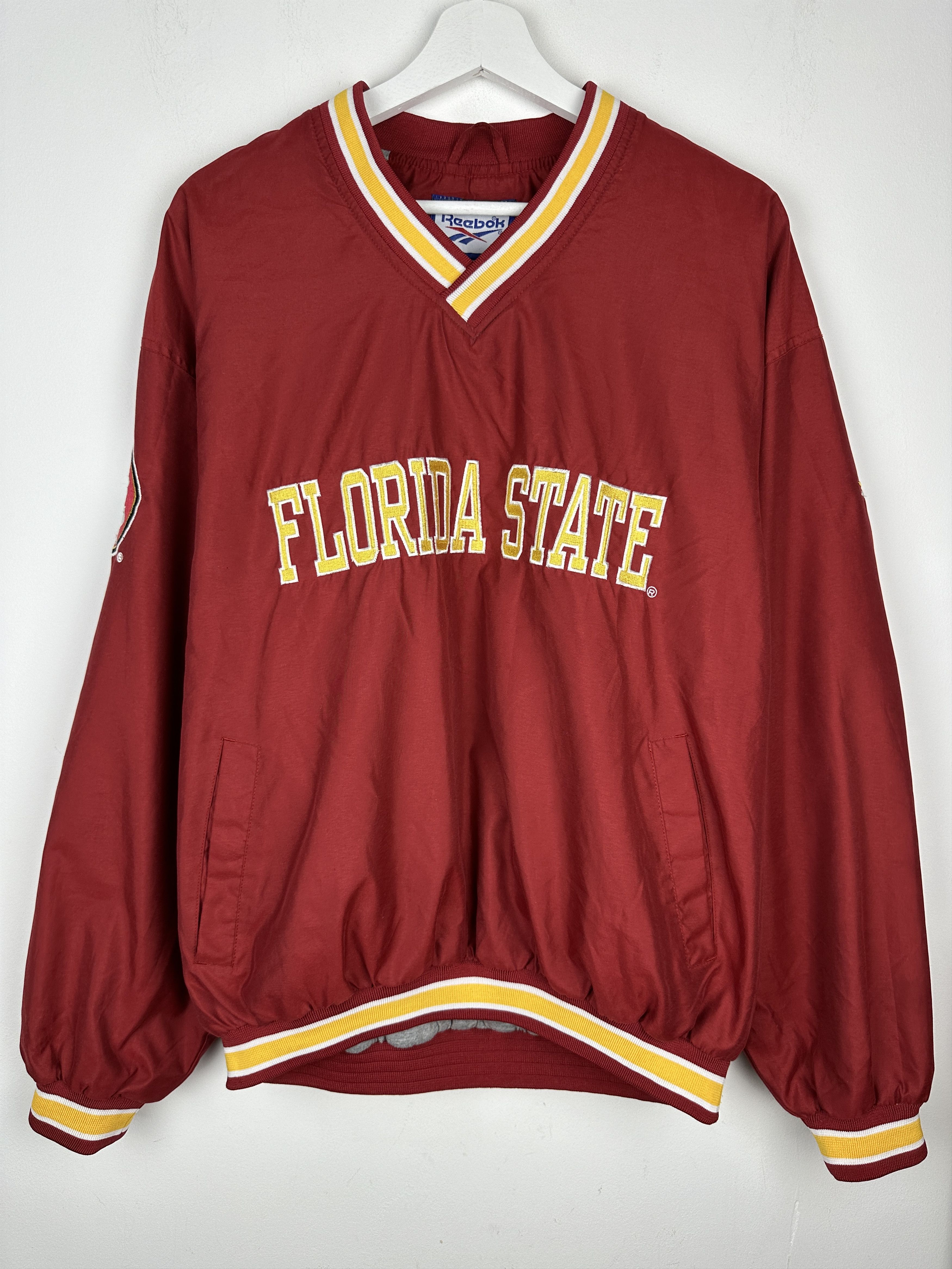 Reebok Vintage Florida State Semilnoles FSU Pullover Windbreaker Size US M / EU 48-50 / 2 - 2 Thumbnail
