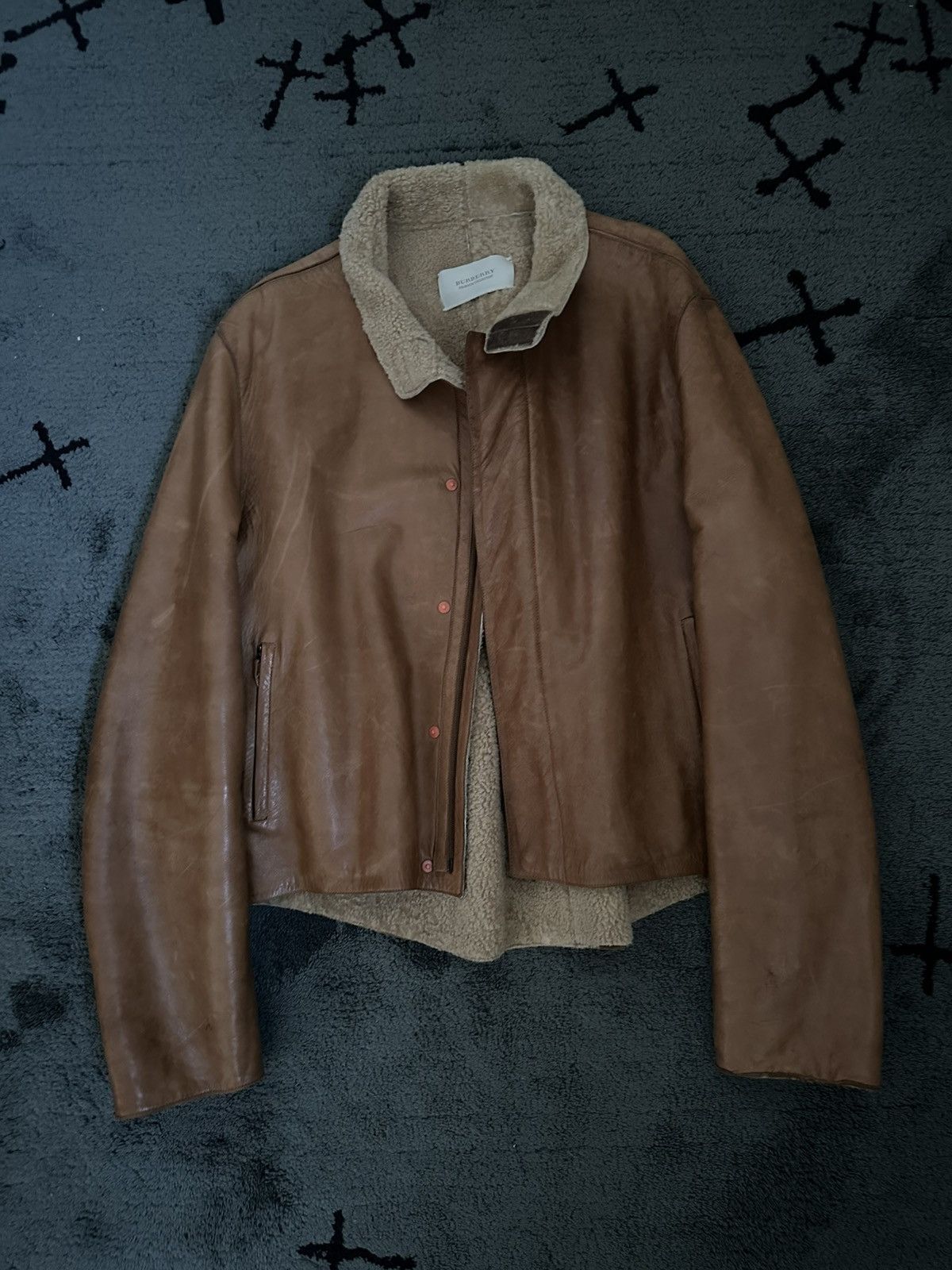 Burberry Prorsum Archive Burberry Prorsum Fall 2001 Shearling Jacket Size US M / EU 48-50 / 2 - 3 Thumbnail