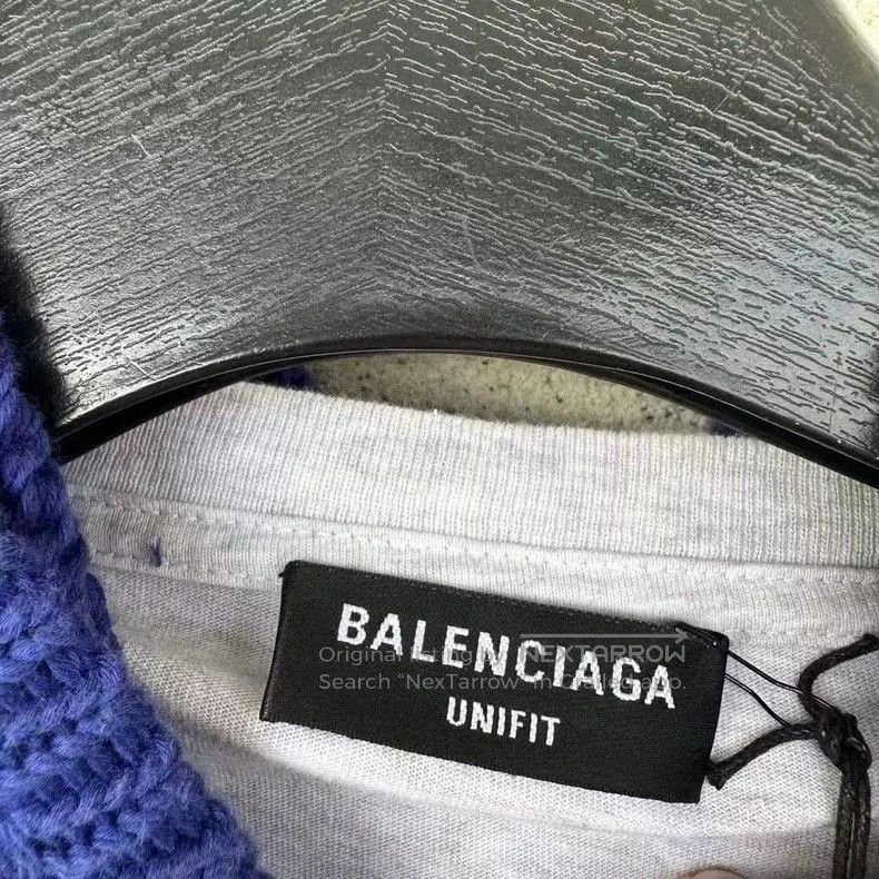 Balenciaga Balenciaga Blue Distressed Fake Two. Size US XS / EU 42 / 0 - 2 Thumbnail