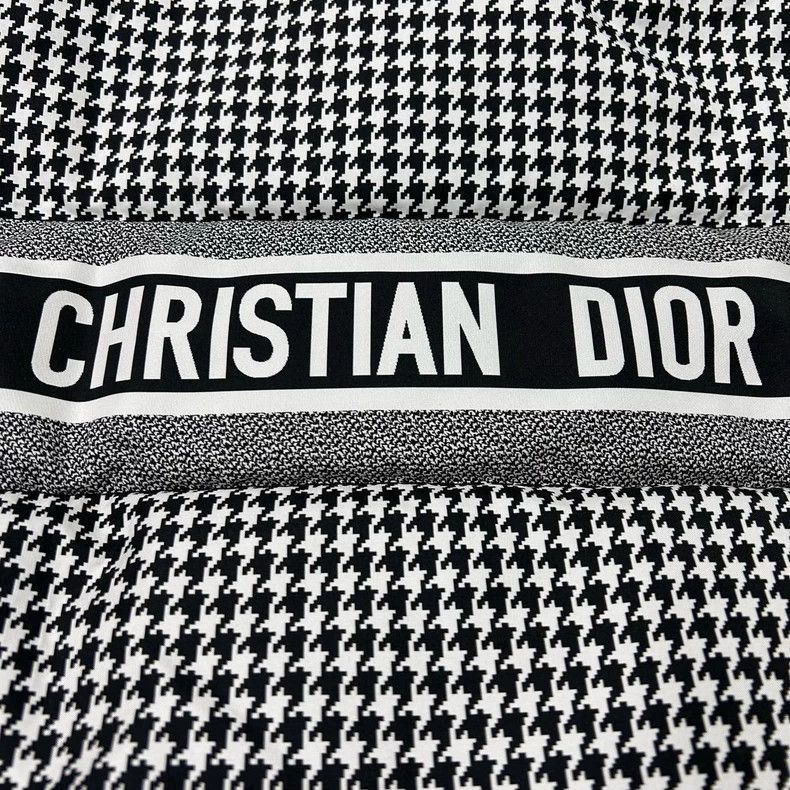 Dior DIOR Houndstooth Print Padded Jacket Size S-2506 Size S / US 4 / IT 40 - 4 Thumbnail