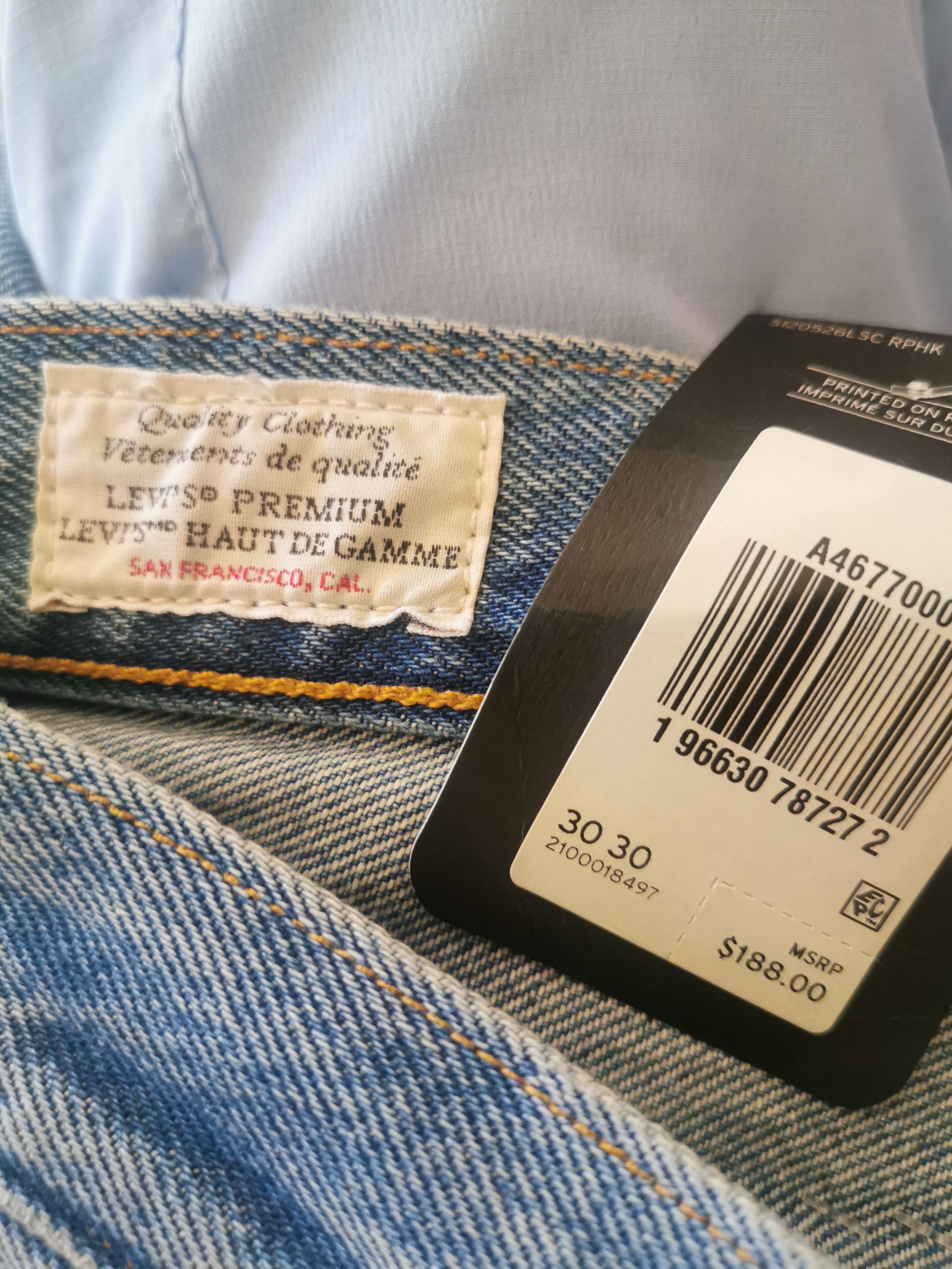 Levi's Levi's patchwork jeans/denim/trousers/pants bnwt Size US 30 / EU 46 - 6 Thumbnail