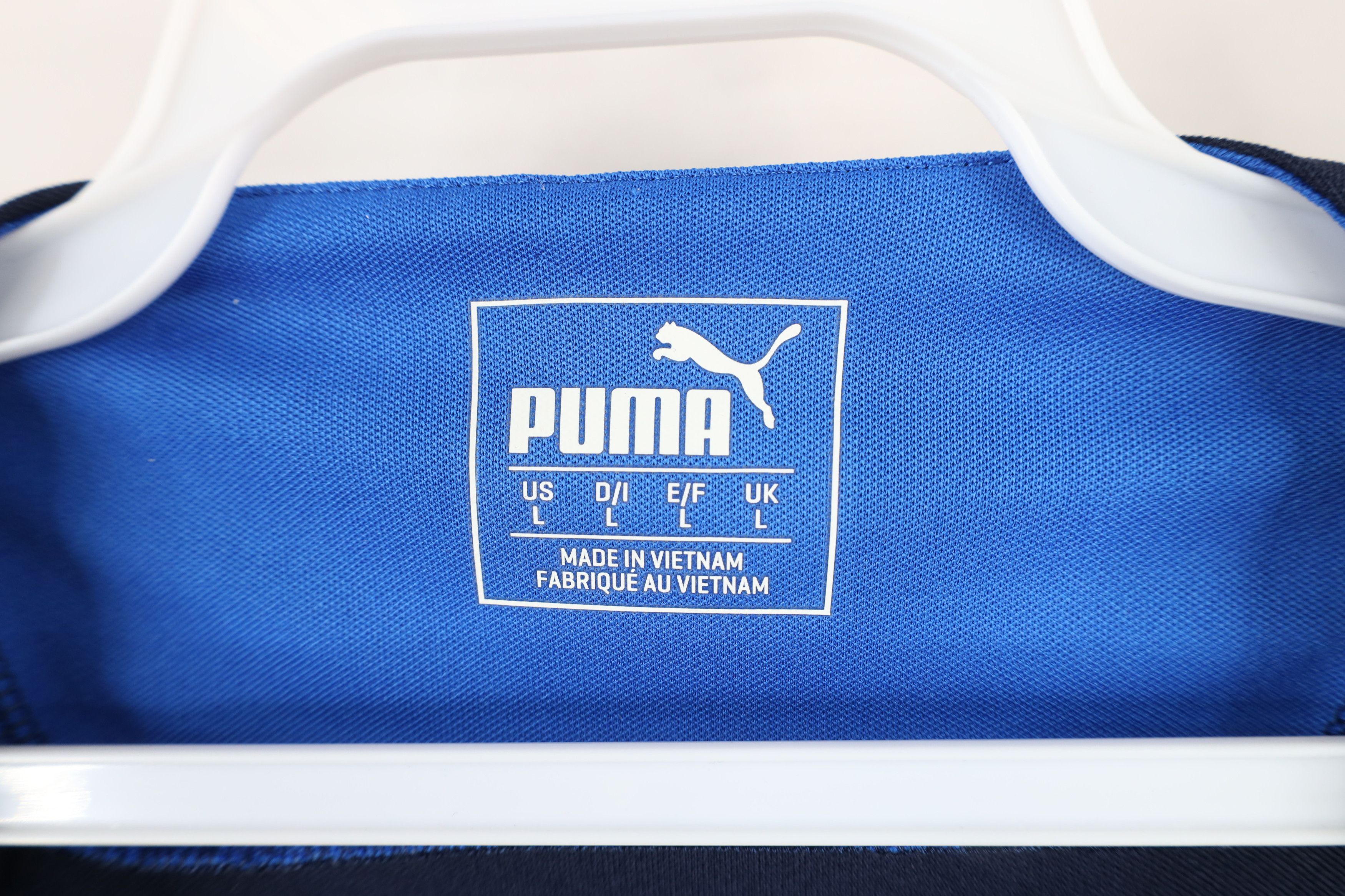 Puma × Vintage Puma Long Sleeve FIGC Italia Italy Soccer Jersey Shirt Blue Size US L / EU 52-54 / 3 - 9 Thumbnail
