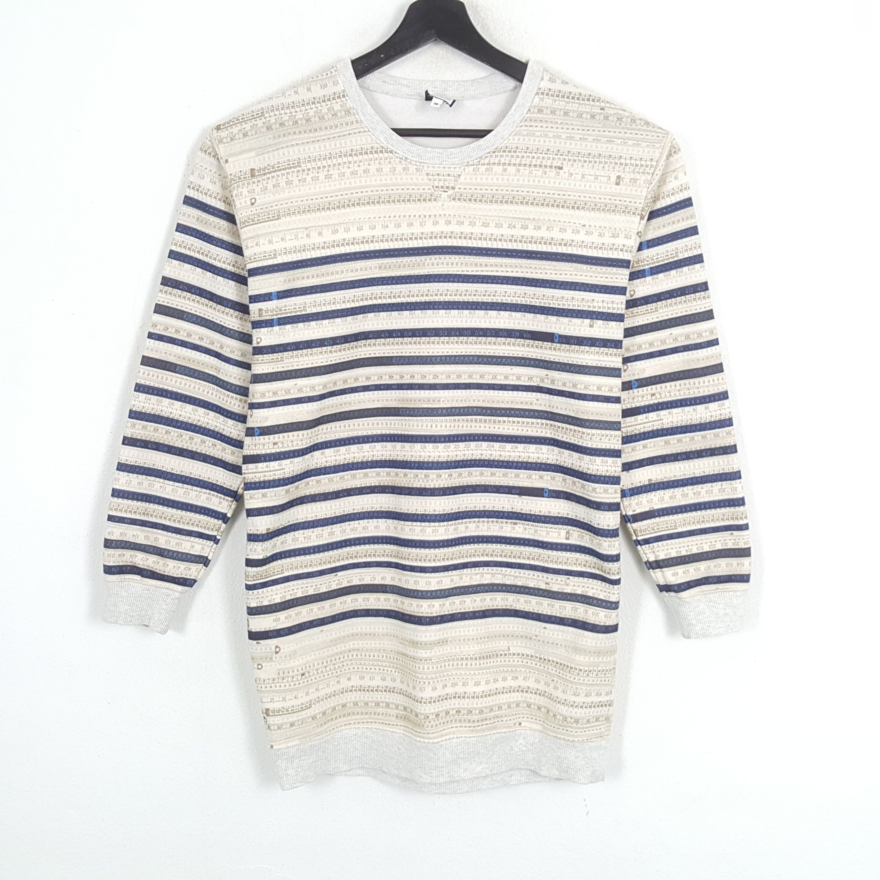 JEAN PAUL GAULTIER Stripes Design Fashion Style Sweatshirt