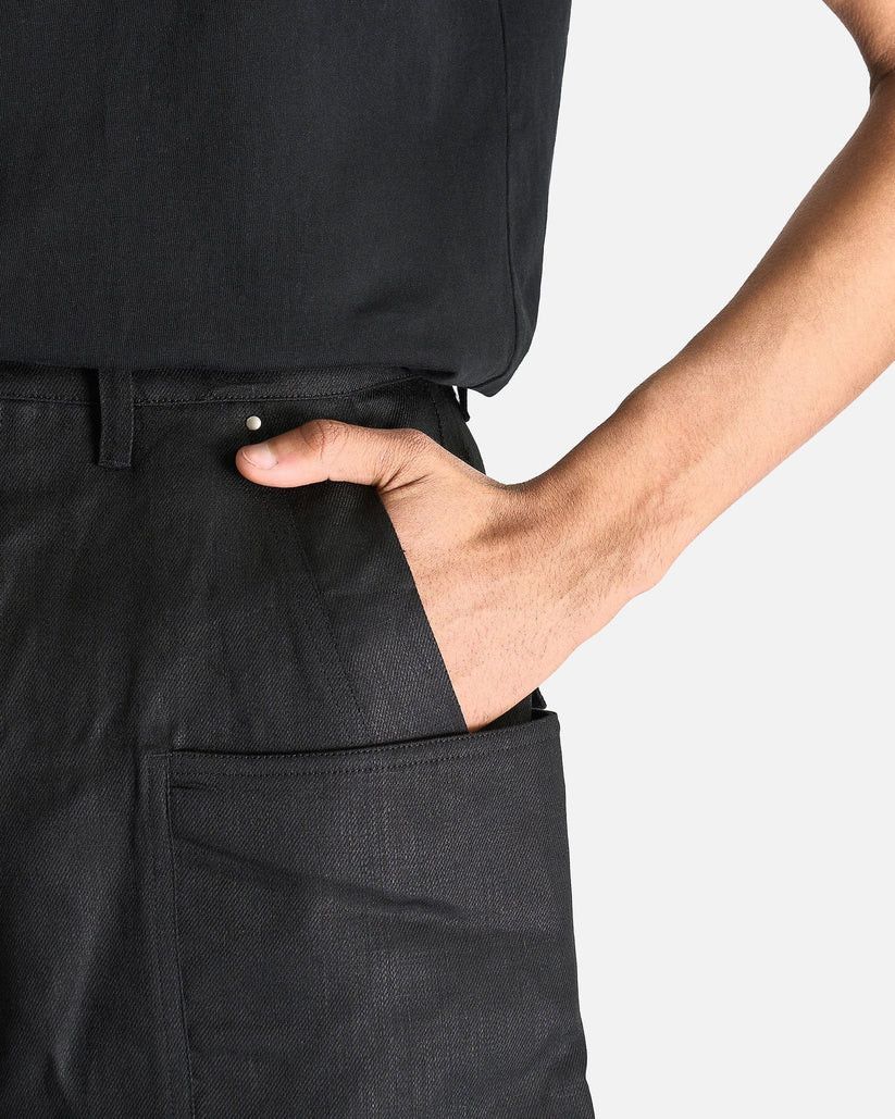 Rick Owens o1s1v1r1oon0825 Stefan Cargo Pants in Black Size US 32 / EU 48 - 7 Thumbnail