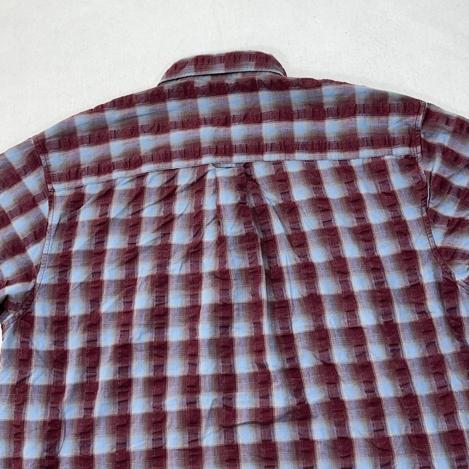 Other Arnold Palmer Button Down Maroon Short Sleeve Pocket Shirt Size US M / EU 48-50 / 2 - 11 Thumbnail