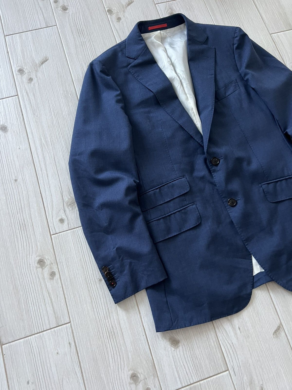 Suitsupply SuitSupply Sienna Navy Wool Blazer Jacket Size 50 EU / 40R Size 50R - 4 Thumbnail