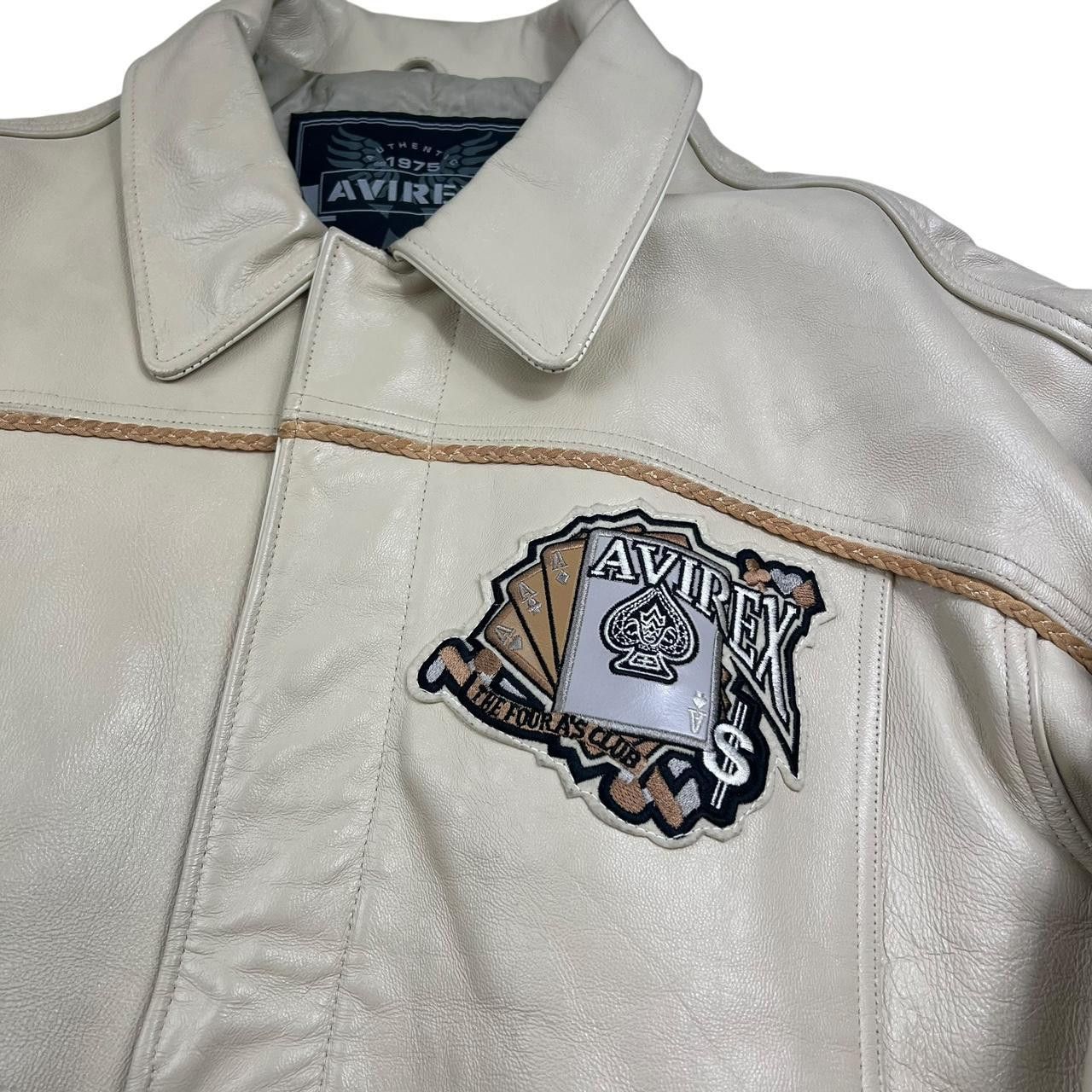 Avirex Vintage Avirex Gamblers Club King Casino Leather Jacket - XL Size US XL / EU 56 / 4 - 5 Thumbnail