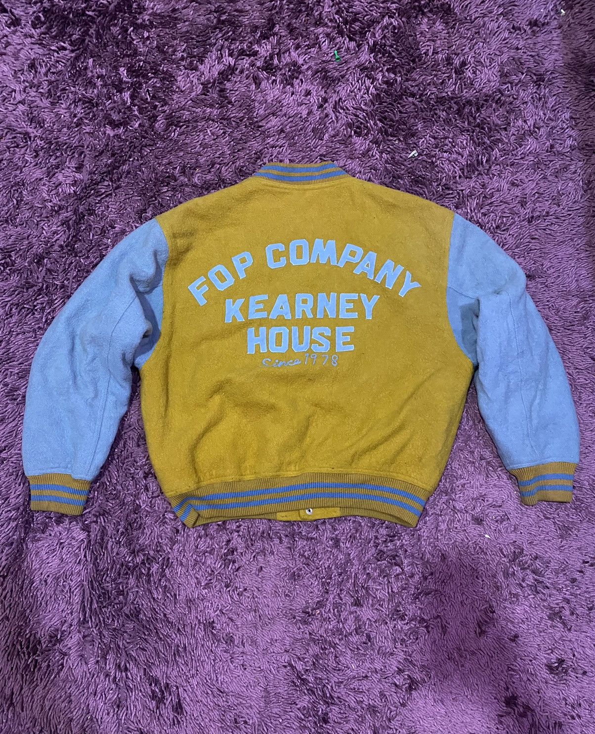 Vintage Vintage Kearney House Varsity Jacket Size US L / EU 52-54 / 3 - 2 Thumbnail