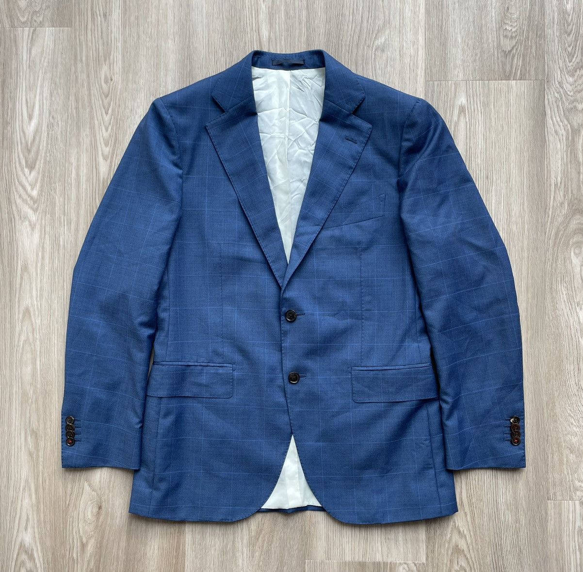 Suitsupply Blue Two Button Blazer