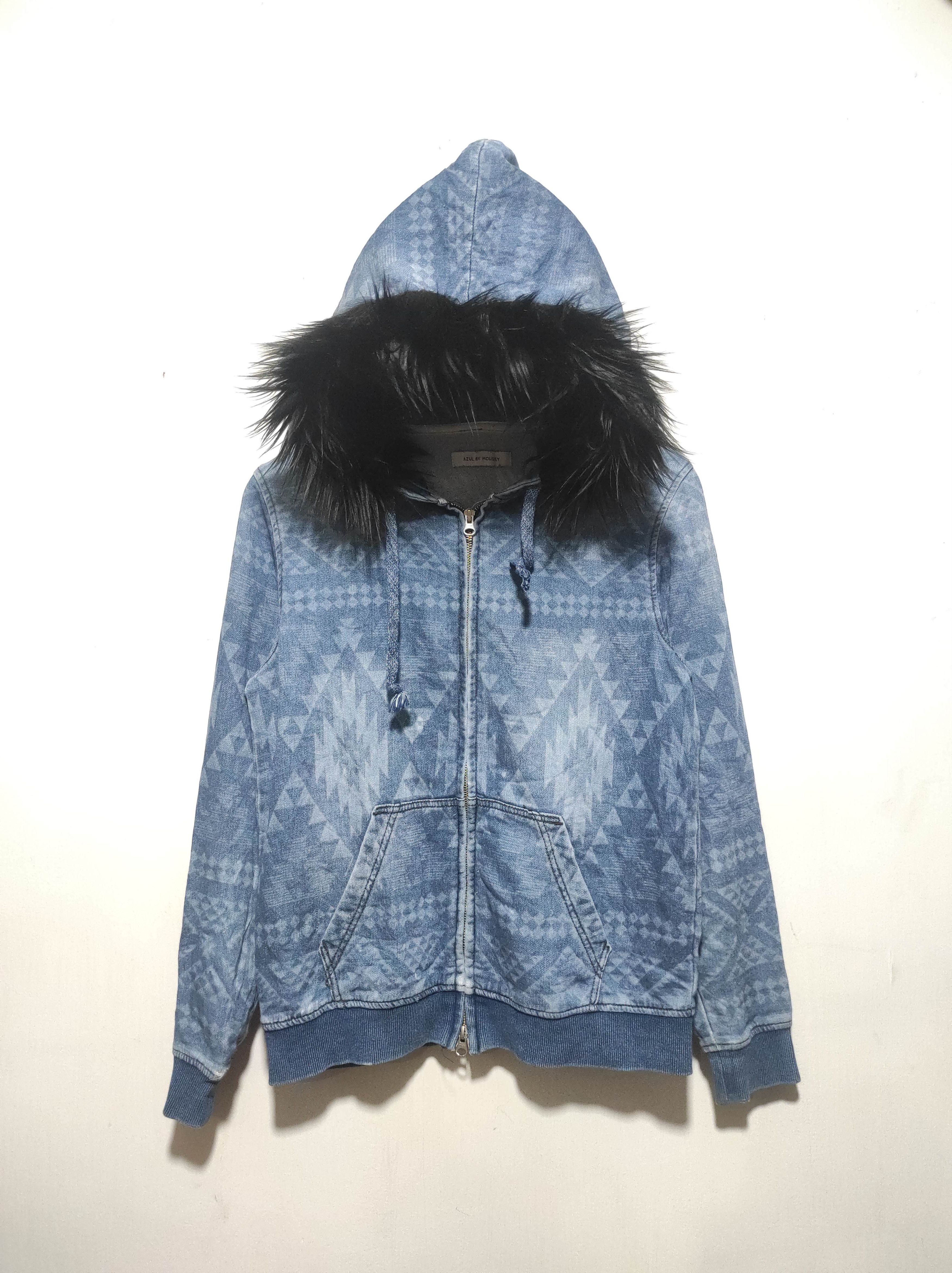 Hysteric Glamour Azul by Moussy Zipper Fur Hoodie if6was9 LGB style Size US S / EU 44-46 / 1 - 6 Thumbnail