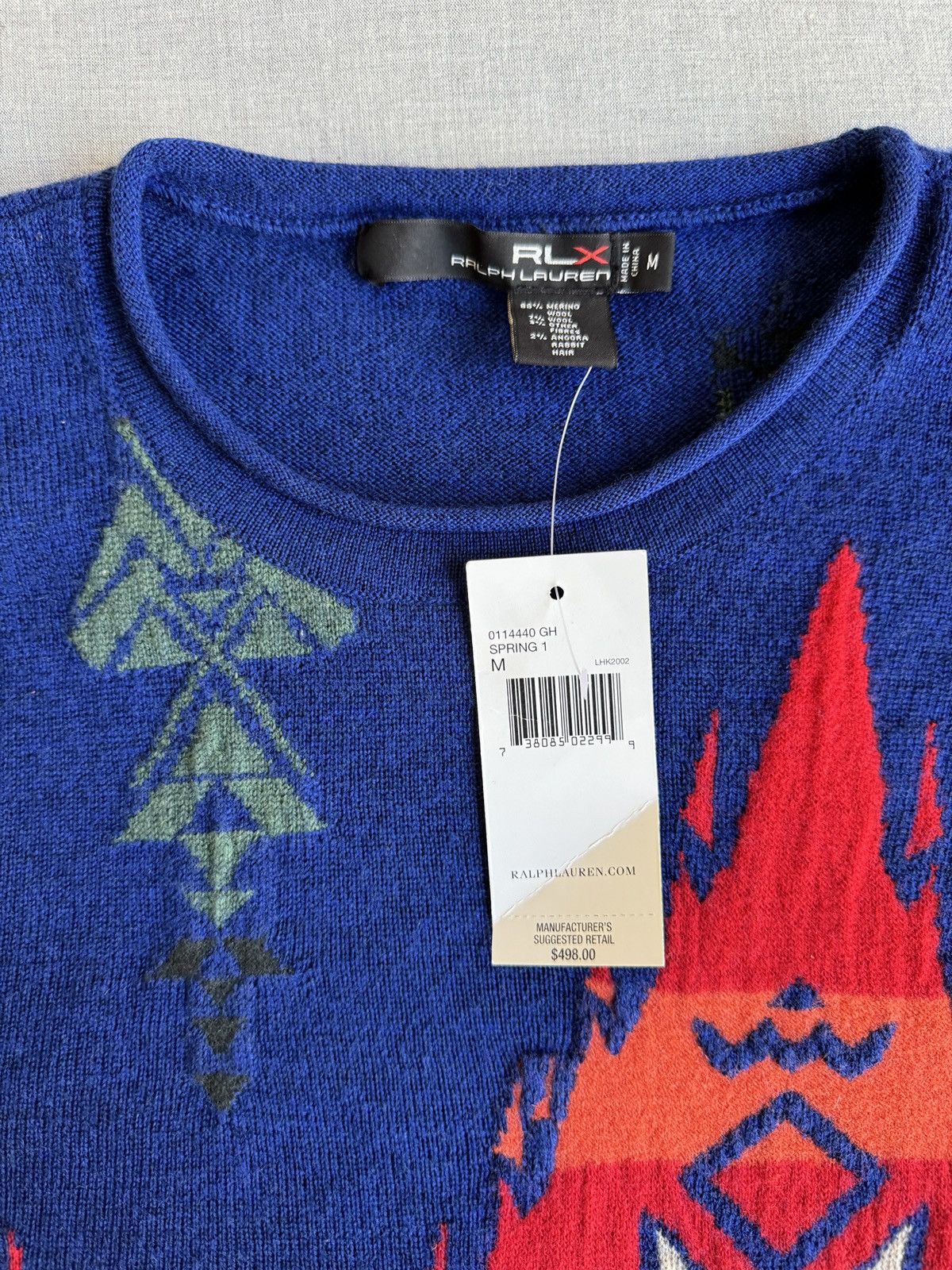 RLX Ralph Lauren Ralph Lauren RLX Tribal intarsia Knit Sweater — Medium Size US M / EU 48-50 / 2 - 3 Thumbnail