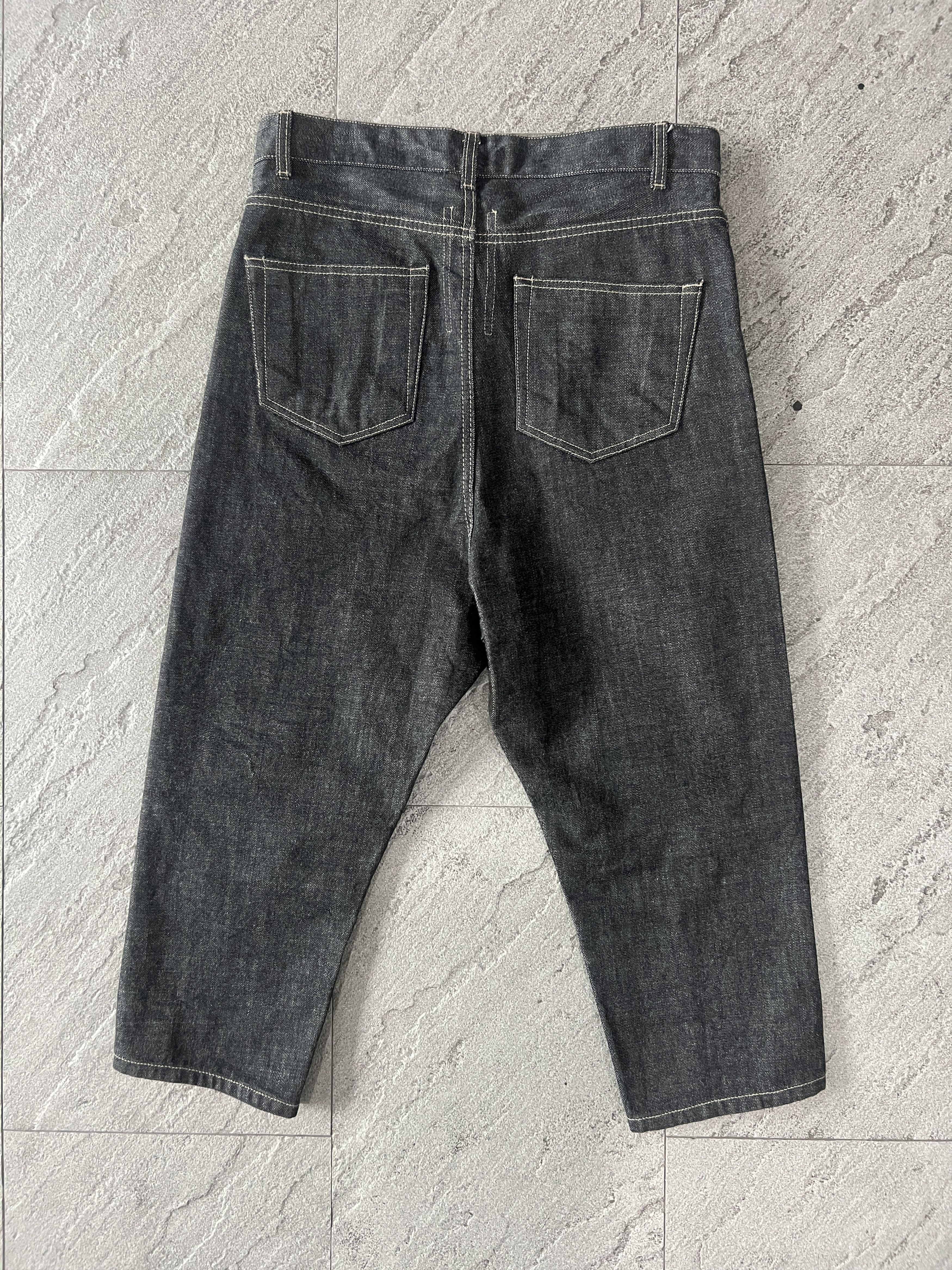 Rick Owens Drkshdw Rick Owens DRKSHDW Sarouel Cropped Denim Pants Size US 30 / EU 46 - 2 Thumbnail