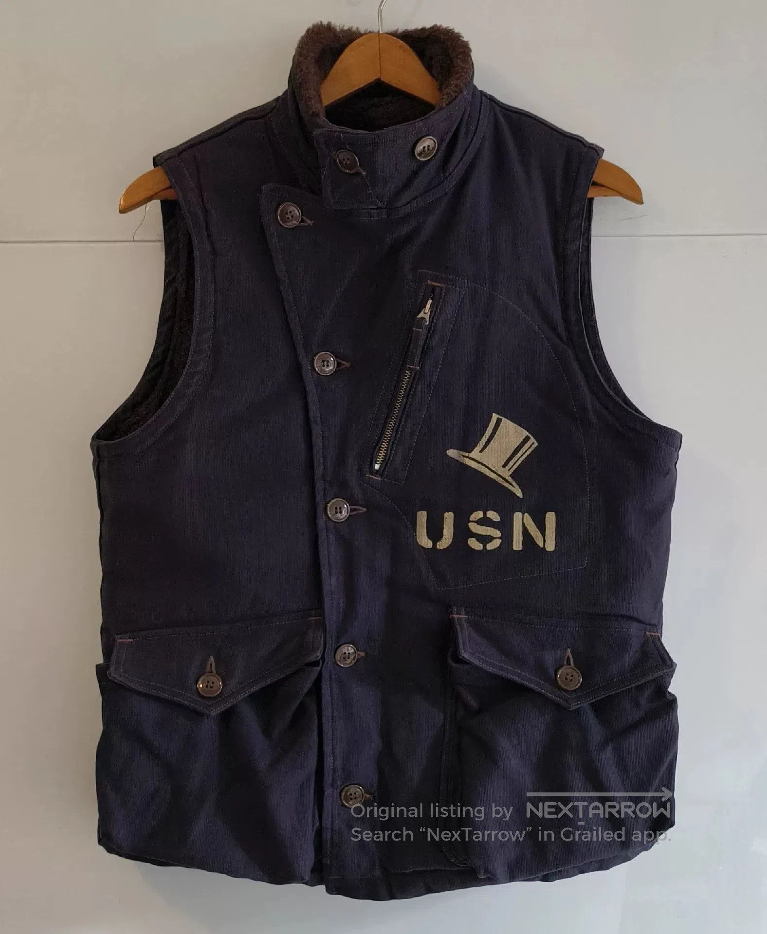 Freewheelers Freewheelers Aviators Vest Unique Design. Size US M / EU 48-50 / 2 - 5 Thumbnail
