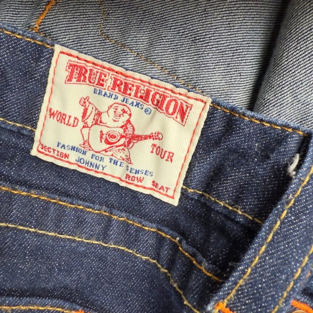 True Religion TRUE RELIGION Johnny Bootcut Low Rise Blue Jeans Size 30 Size 42" / US 20 - 4 Thumbnail