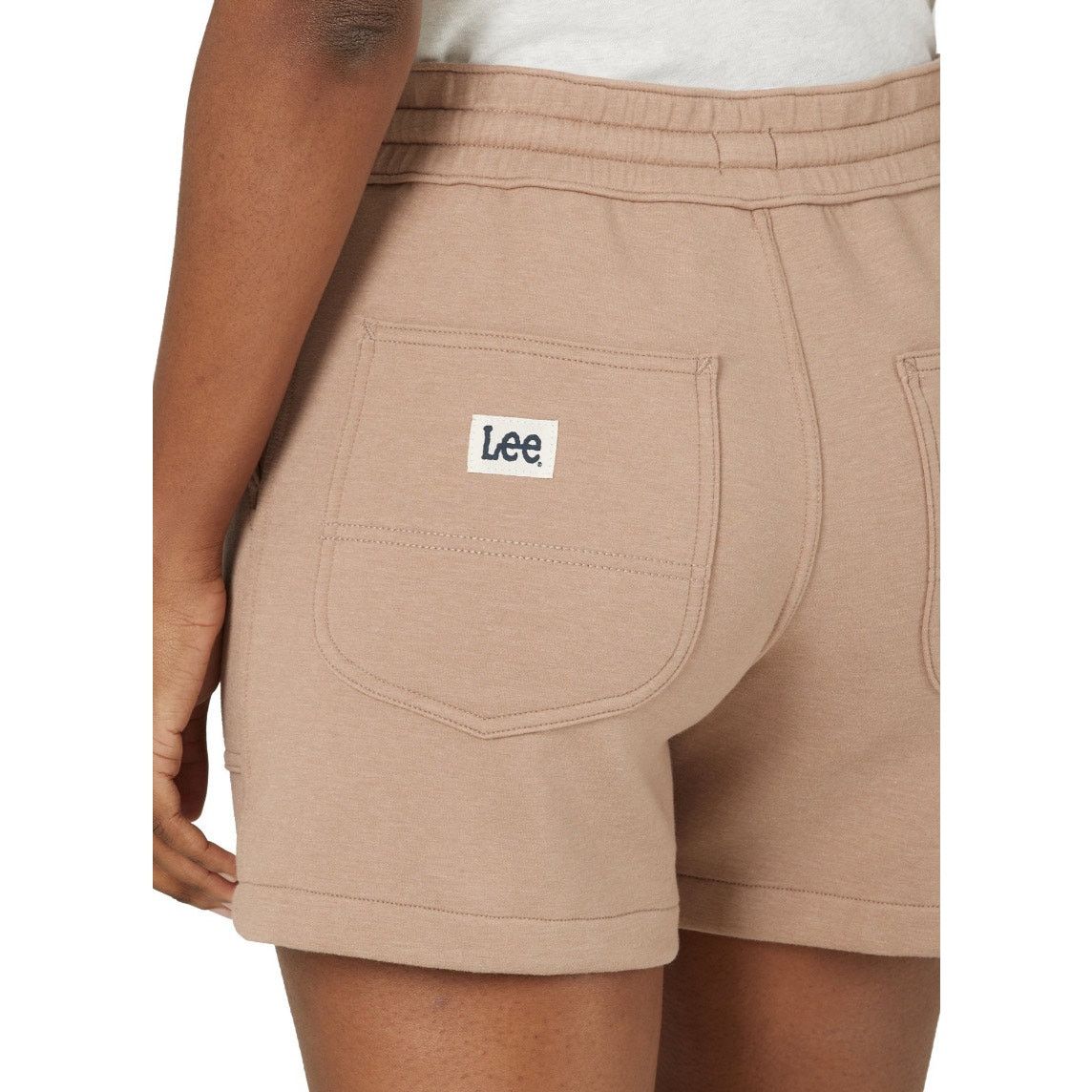 Lee High Rise Relaxed Fit Drawstring waist Shorts oatmeal 20M Size 42" / US 20 - 5 Thumbnail