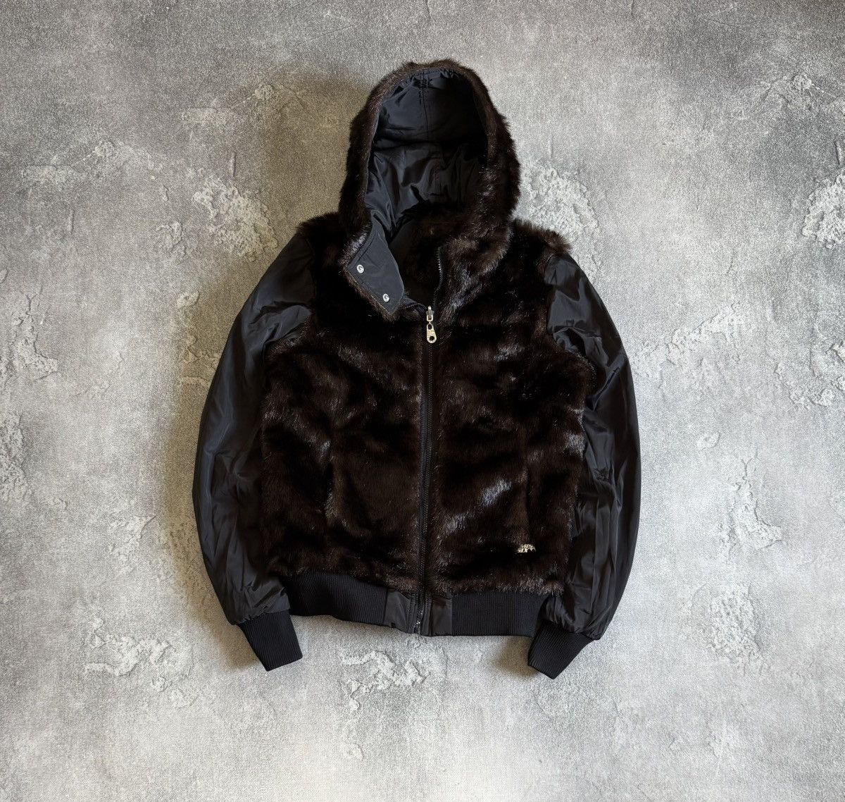 Miss Sixty Miss Sixty L/size faux fur reversible jacket hooded bomber Size L / US 10 / IT 46 - 1 Thumbnail
