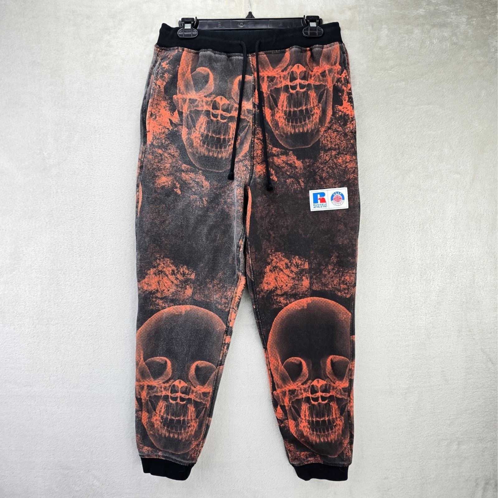 Russell Athletic Russell Athletic ASAP Rocky Sweatpants Small Skull *FADED* Size US 30 / EU 46 - 1 Thumbnail